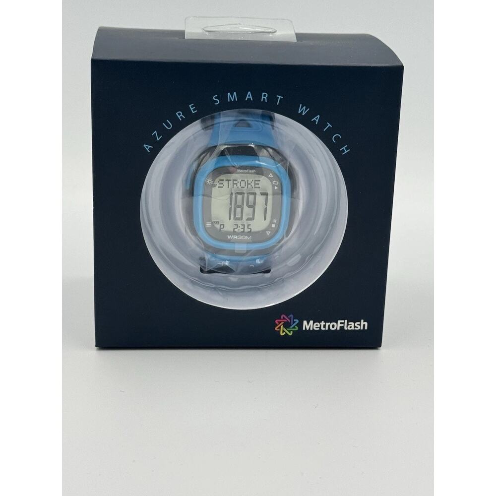 MetroFlash Azure Smart Watch, For Swimmers, Lap Counter, Ect NEW IN BOX Sealed